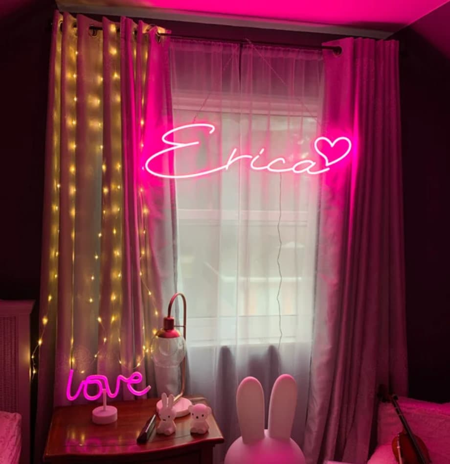 Infant Boy Personalized Neon Sign