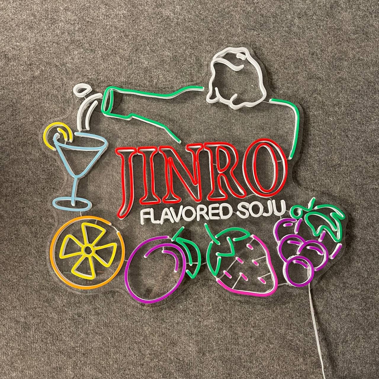 Jinro Soju Neon Sign Korean BBQ Wall Decor Signboard