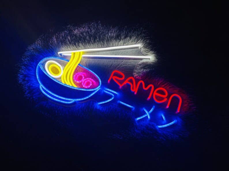 Ramen Neon Sign Japanese Noodle Led Sign Signboard