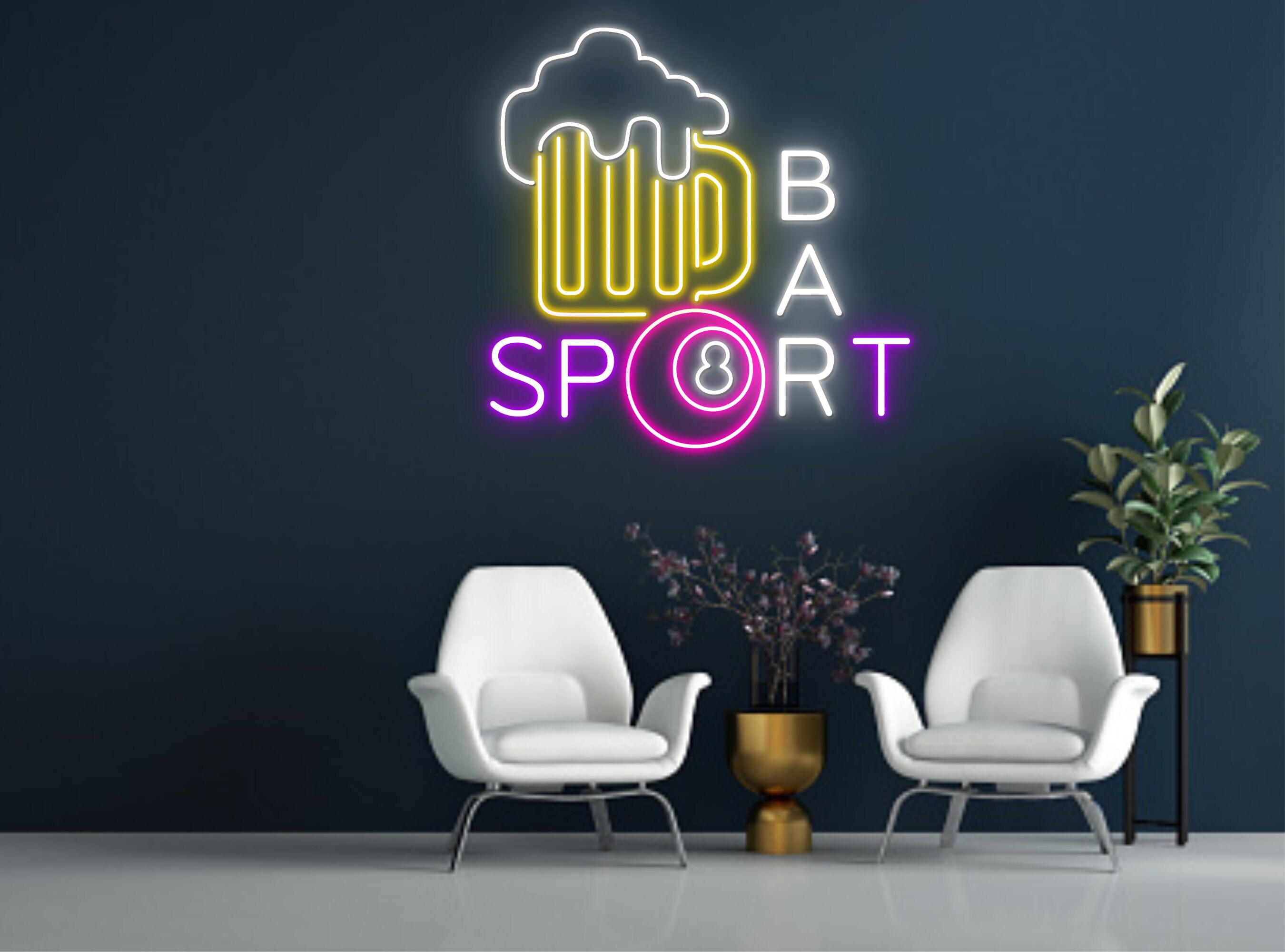 Custom Beer Sport Glass Beer Wall Decor