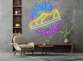Shoes Shop Neon Sign Personalized Wall Decor