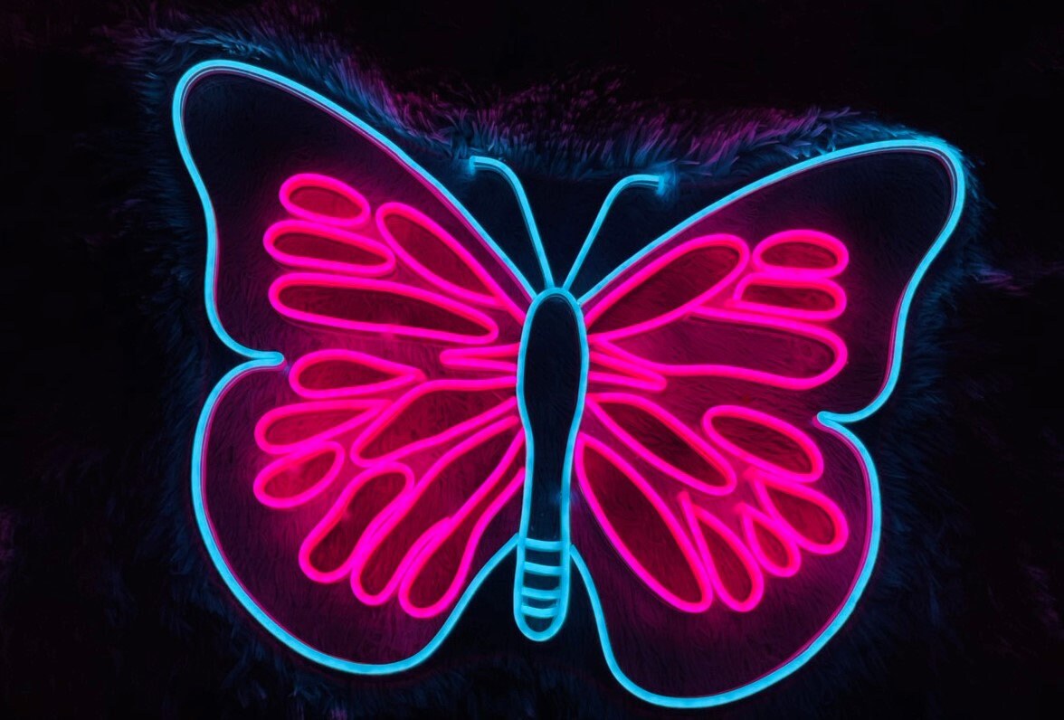 Butterfly Neon Sign Animal