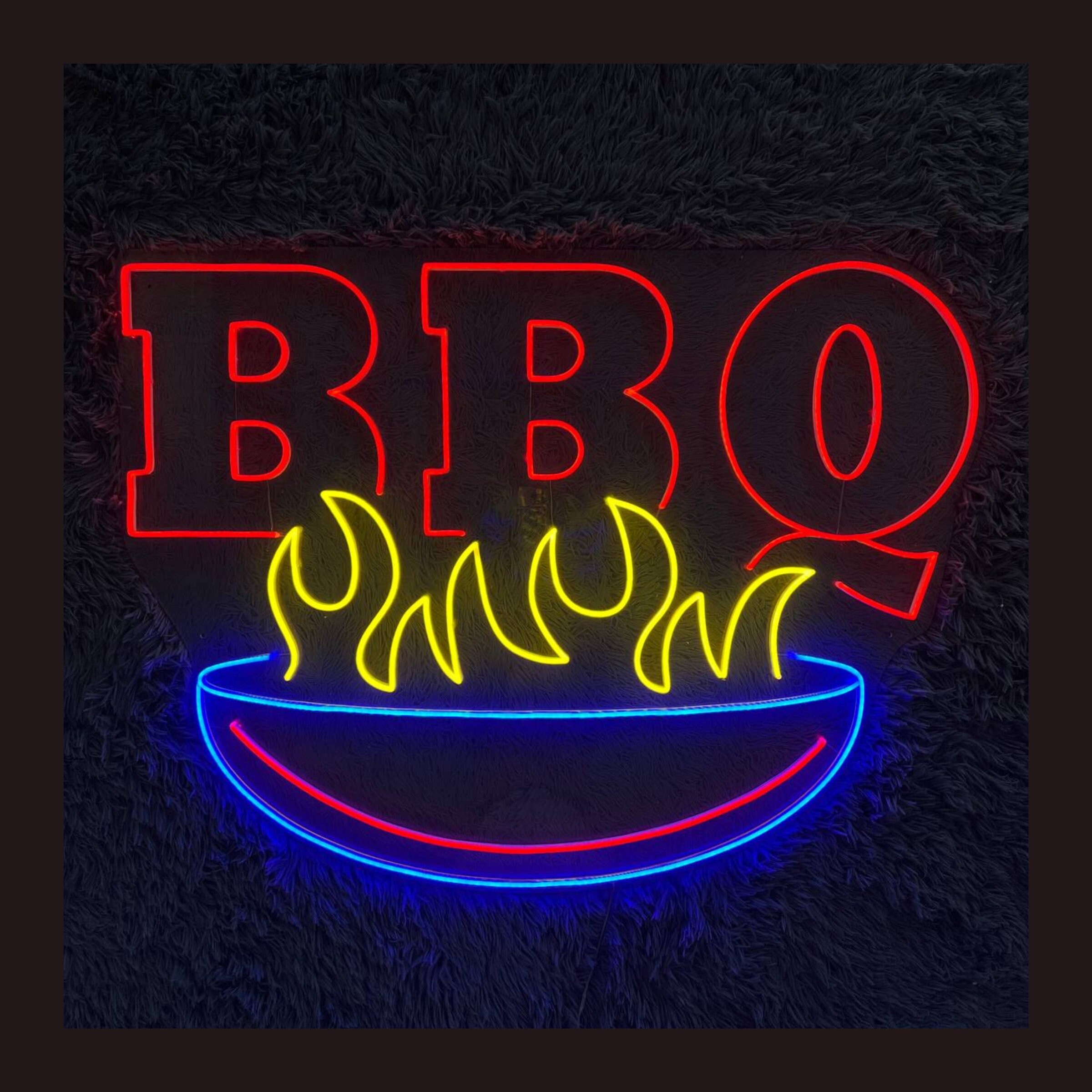 BBQ Restaurant Neon Sign