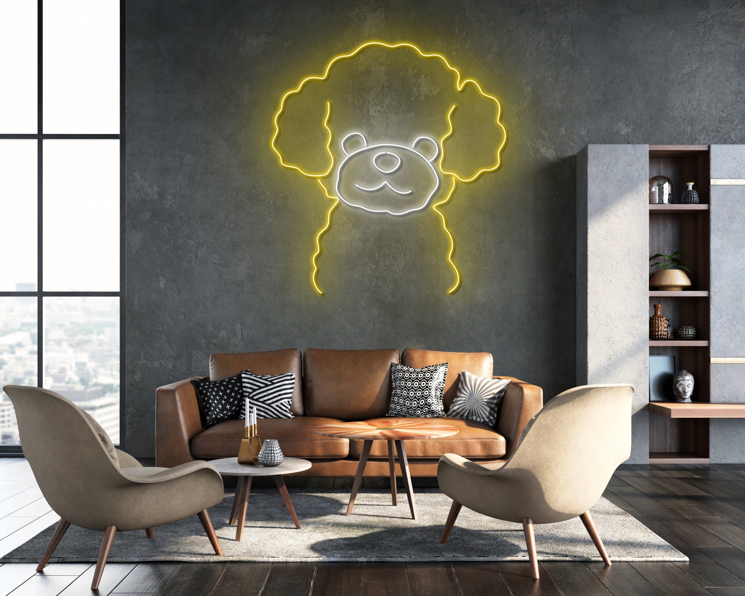 Poodle Dog Neon Sign