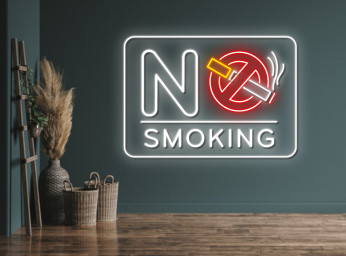 No Smoking Area Neon Signs Decoration Sign