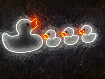 Duck Neon Signs Hanging Sign Wall Art