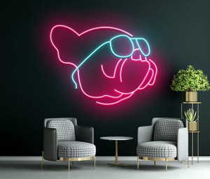 BullDog Neon Sign Decor