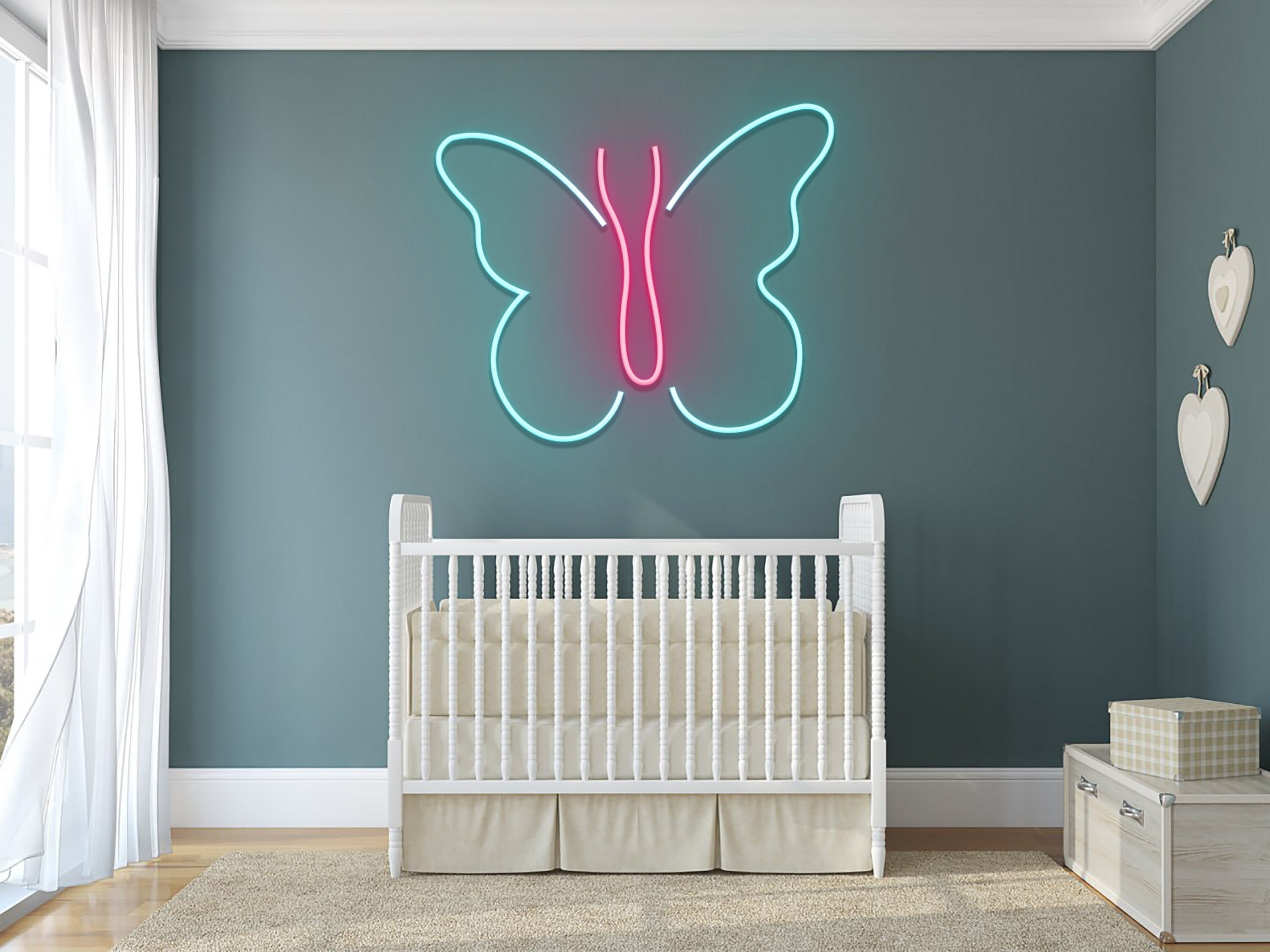 Butterfly Neon Sign Decoration Gift