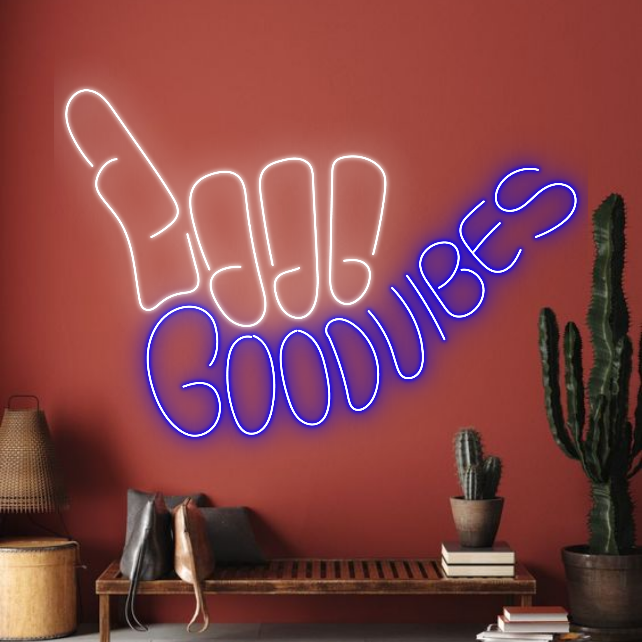 Goodvibes Neon Sign Party Wall Decor Long-lasting