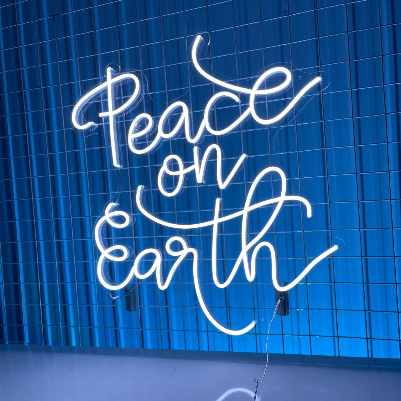 Peach on Earth Neon Sign