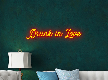 Drunk In Love Neon Sign Beer Wall Decor