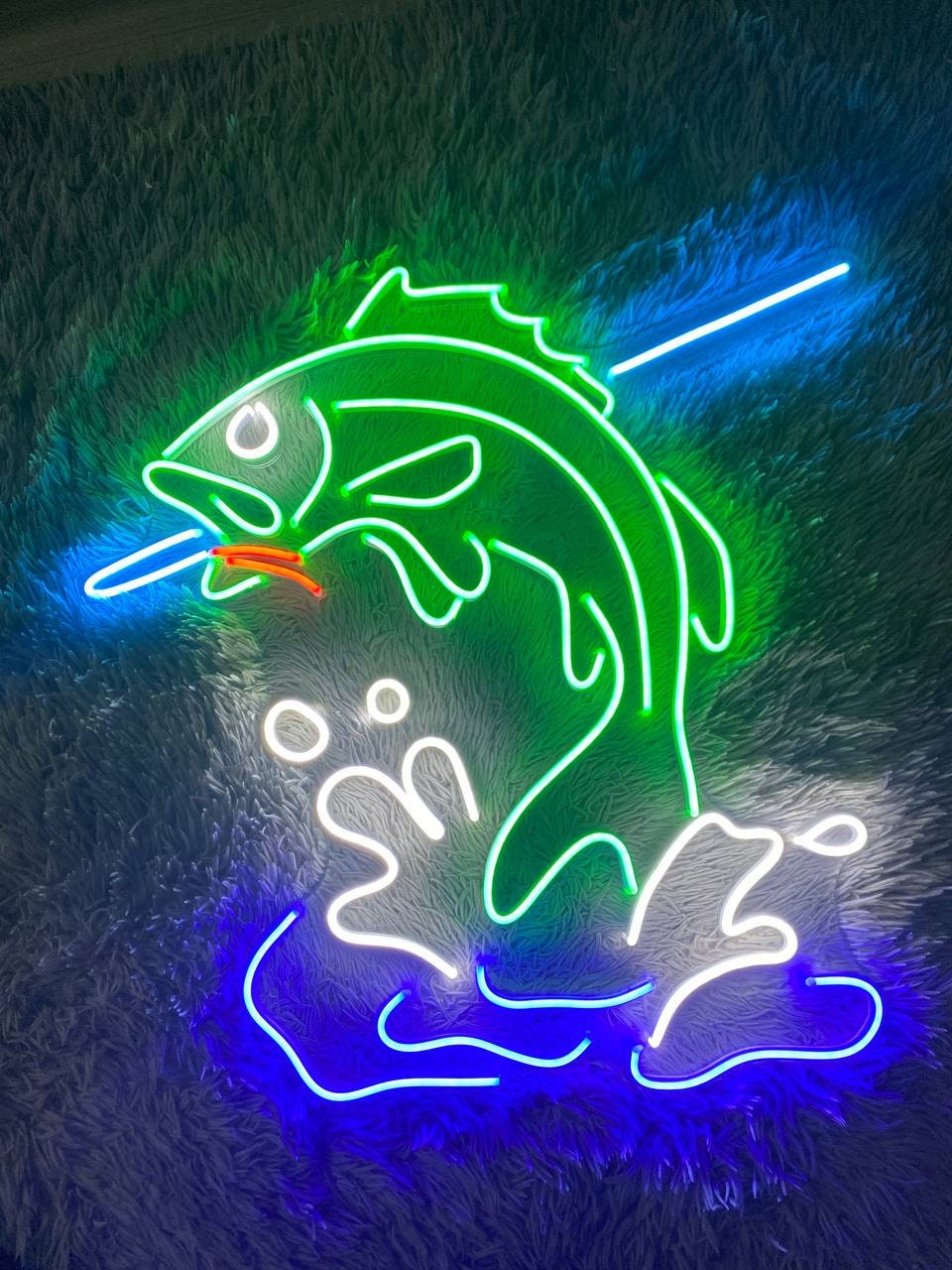 Fish Neon Sign Boyfriend Anniversary Gift