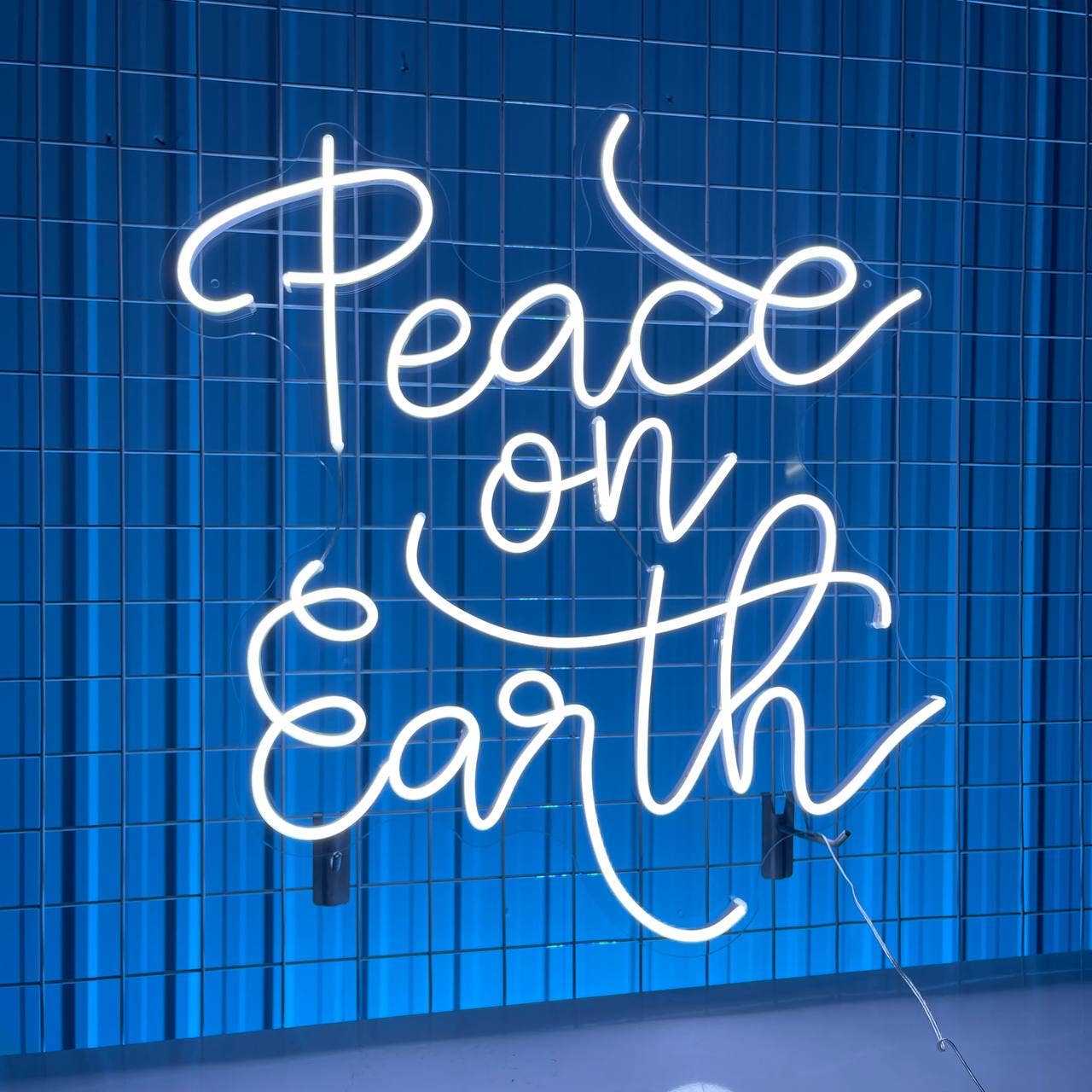Peach on Earth Neon Sign