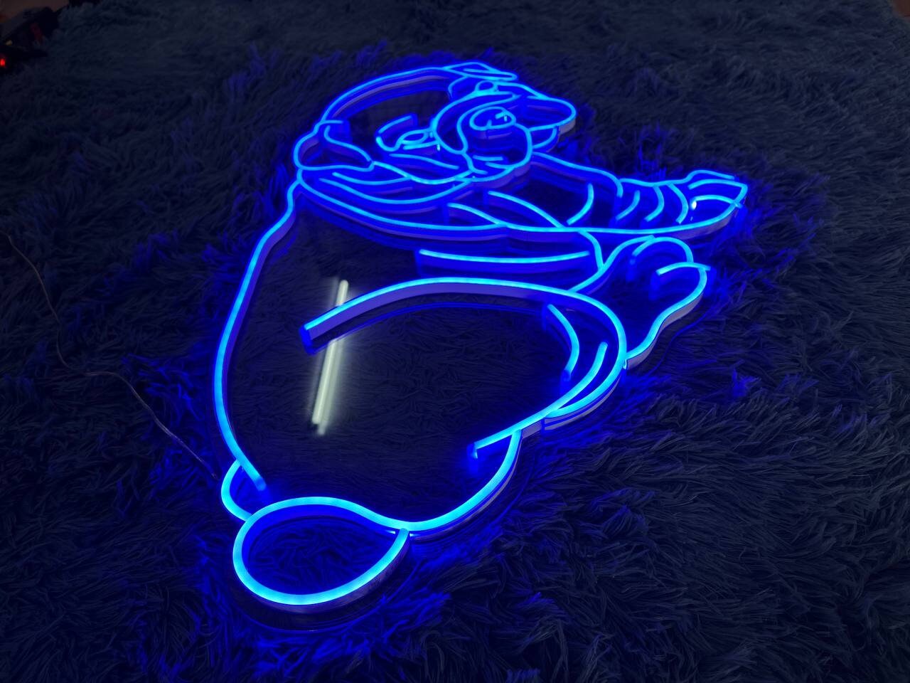 Bulldog Neon Sign Pet Room Wall Decoration