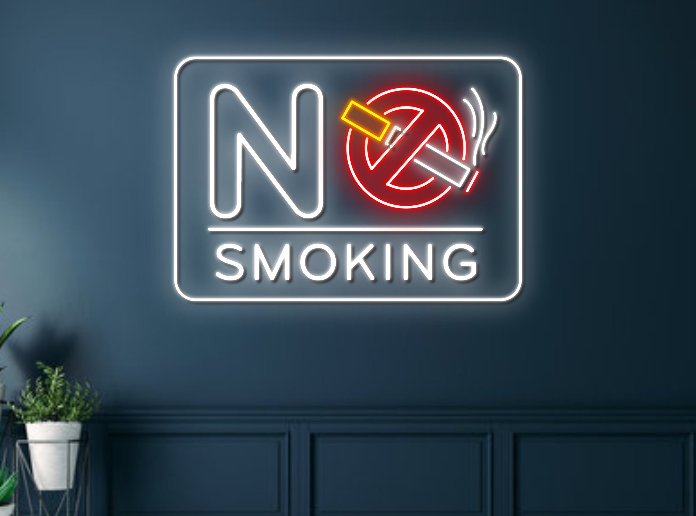 No Smoking Area Neon Signs Decoration Sign