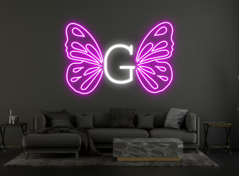 Personalized Butterfly Neon Sign Wall Decor