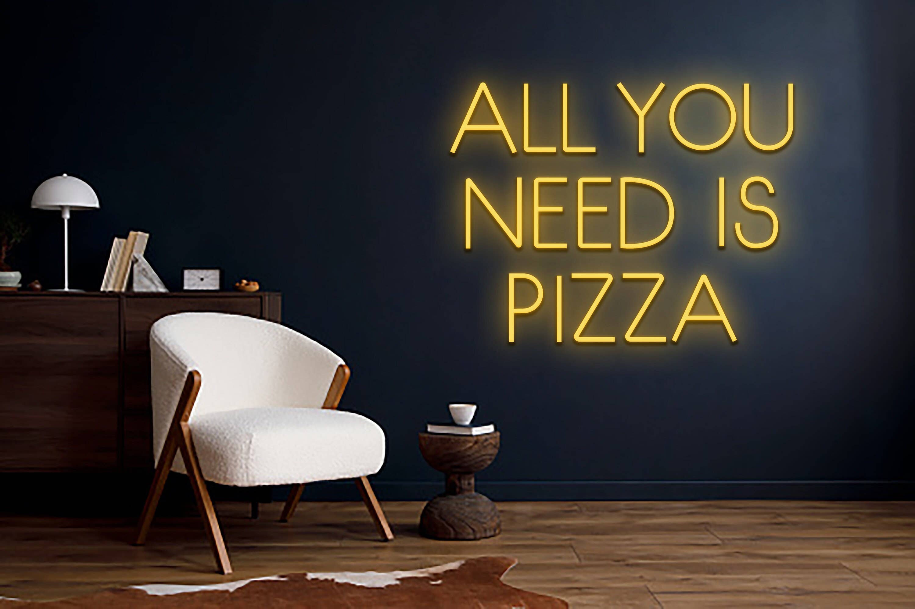 Pizza Quote Neon Sign Pizza Restaurant Decor