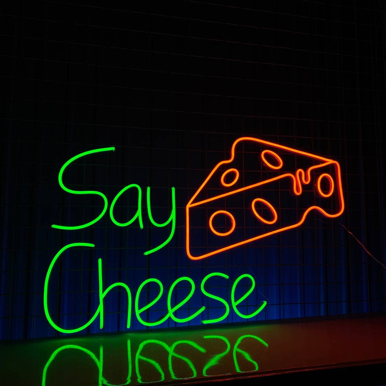 Say Cheese Neon Signs Long-lasting Wall Lights Decor
