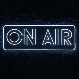 On Air Neon Sign Podcast Livestream Studio Sign Decor