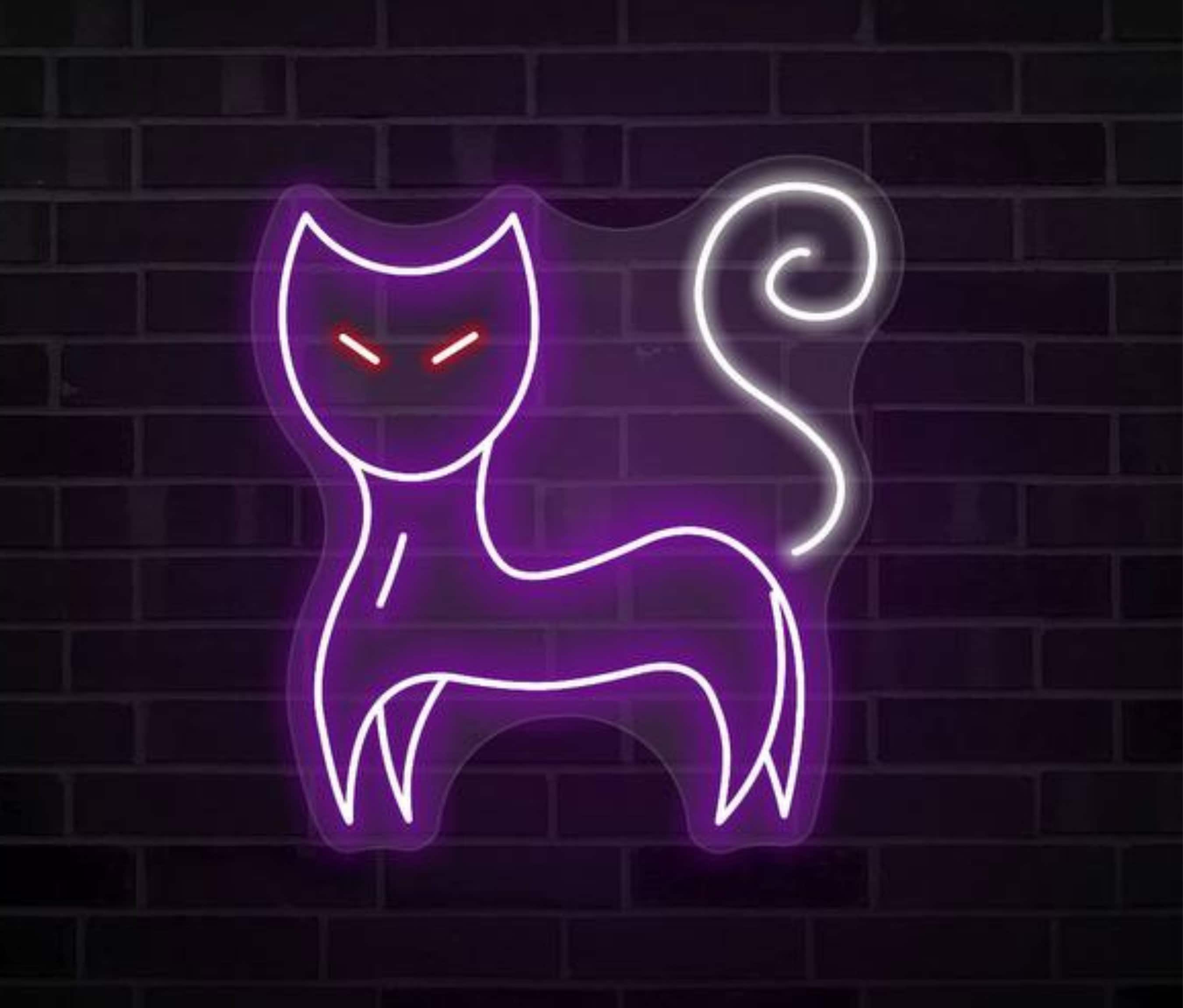 Cat Neon Signs Birthday Gifts