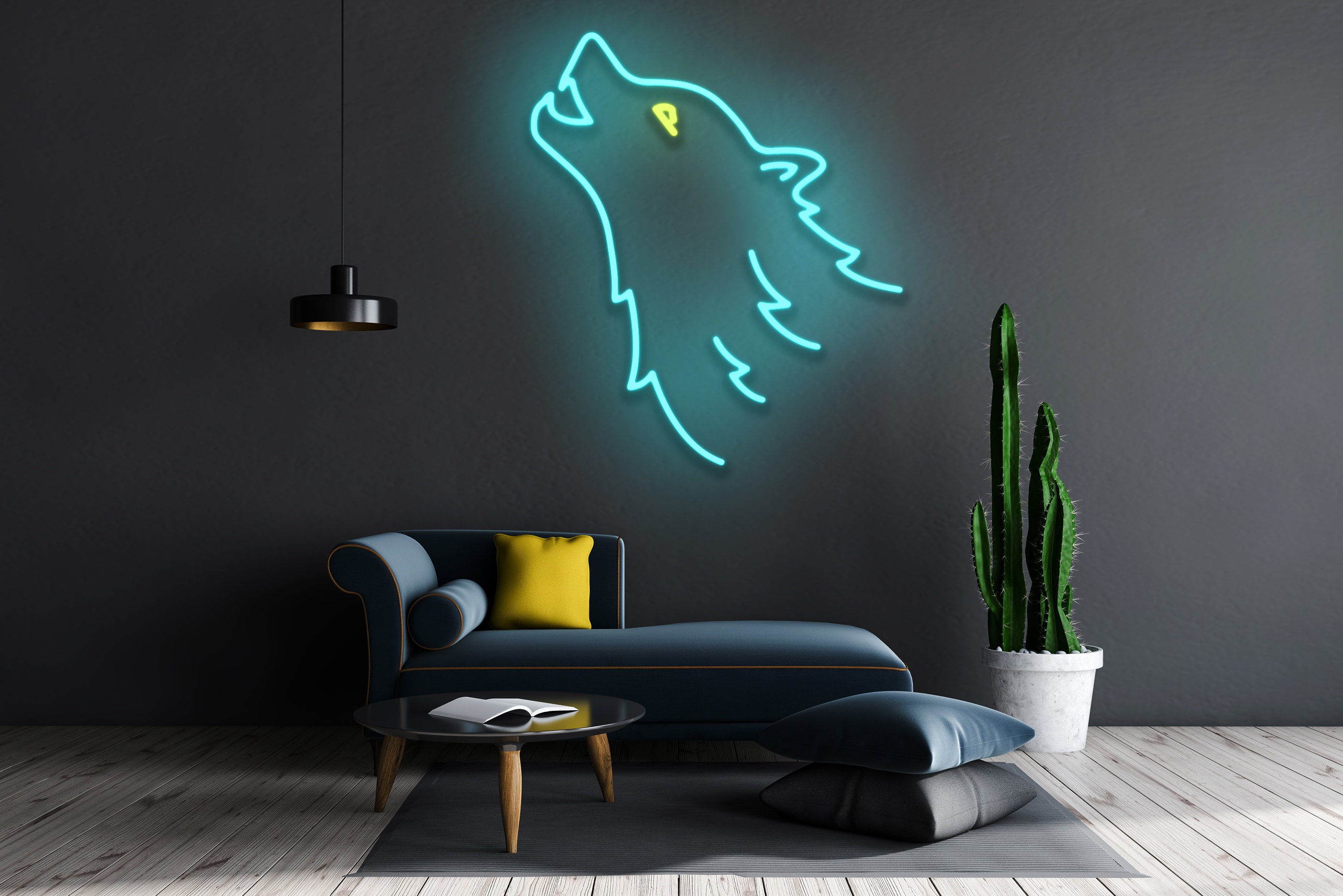 Wolf Neon Sign Wall Decoration Gift