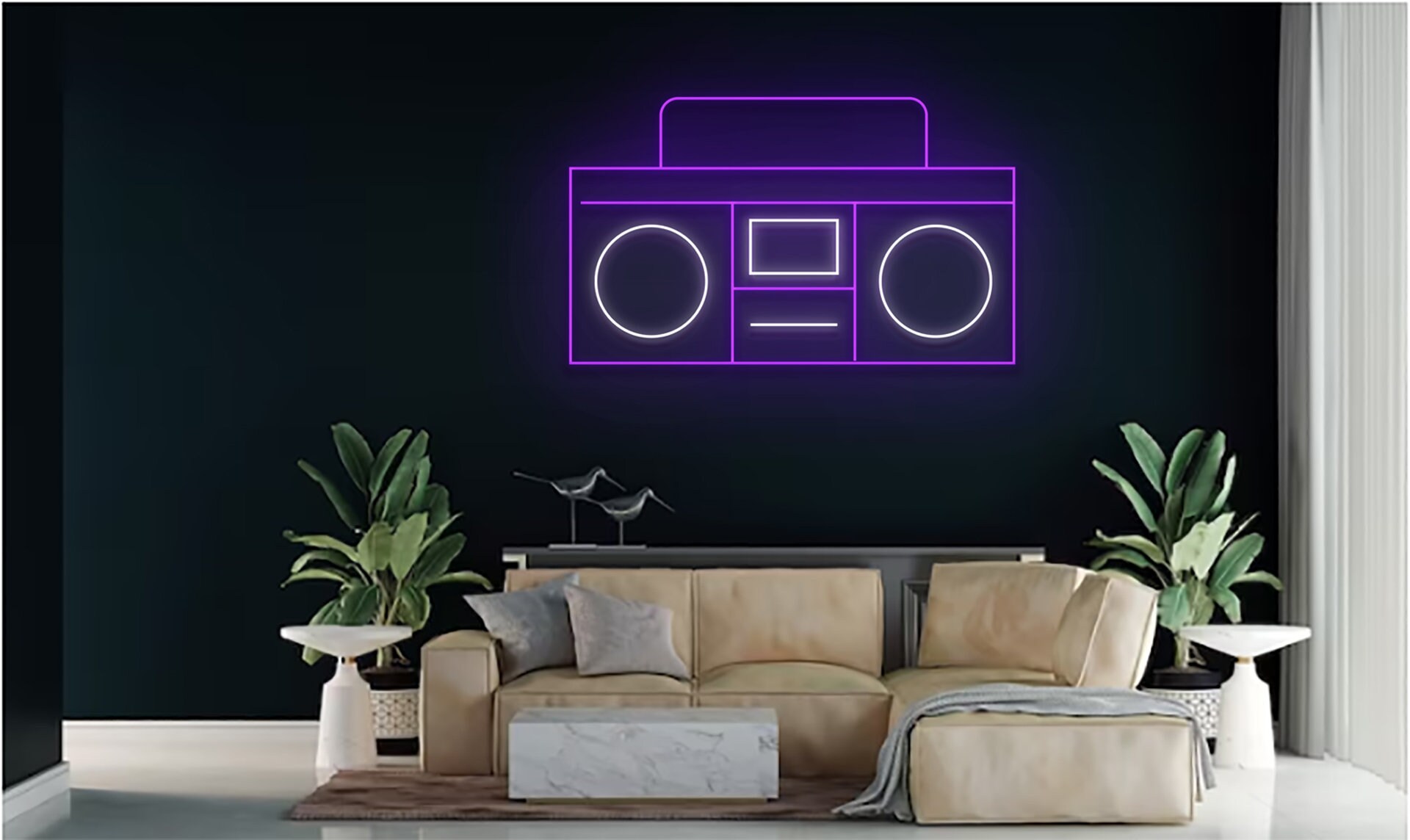 Radio Music Neon Sign Decoration Sign