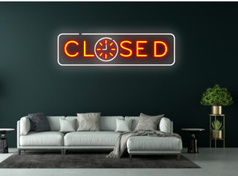 Close Business Neon Signs Wall Decor