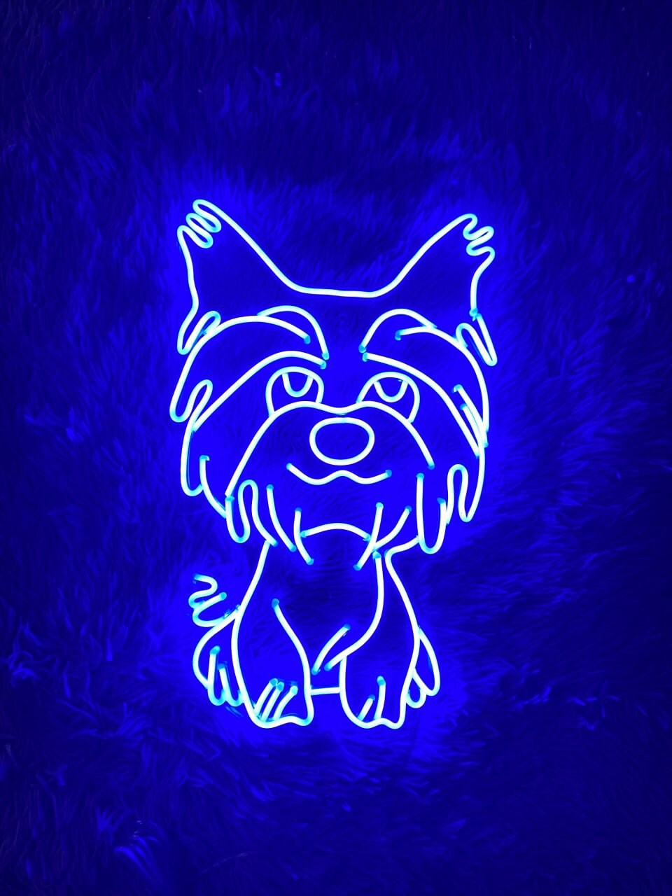 Yorkshire Terrier Dog Neon Sign