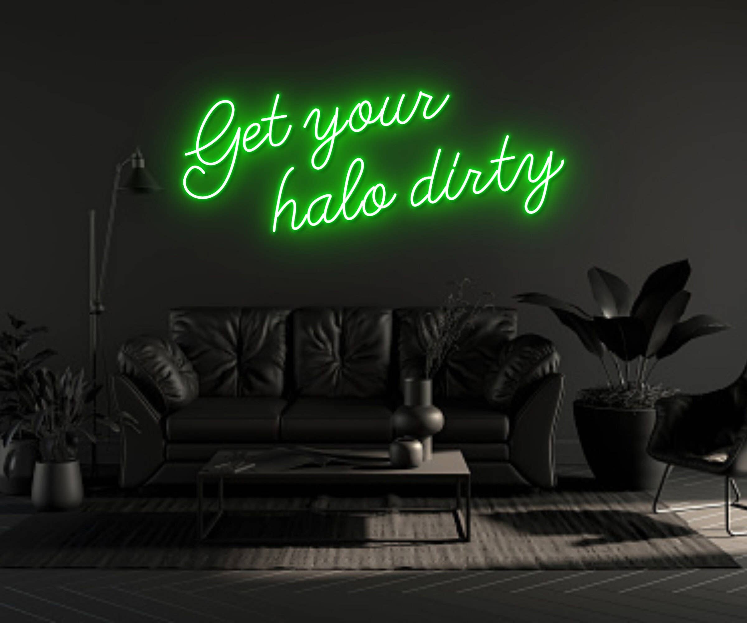 Get Your Halo Dirty Neon Sign Wall Art Decor