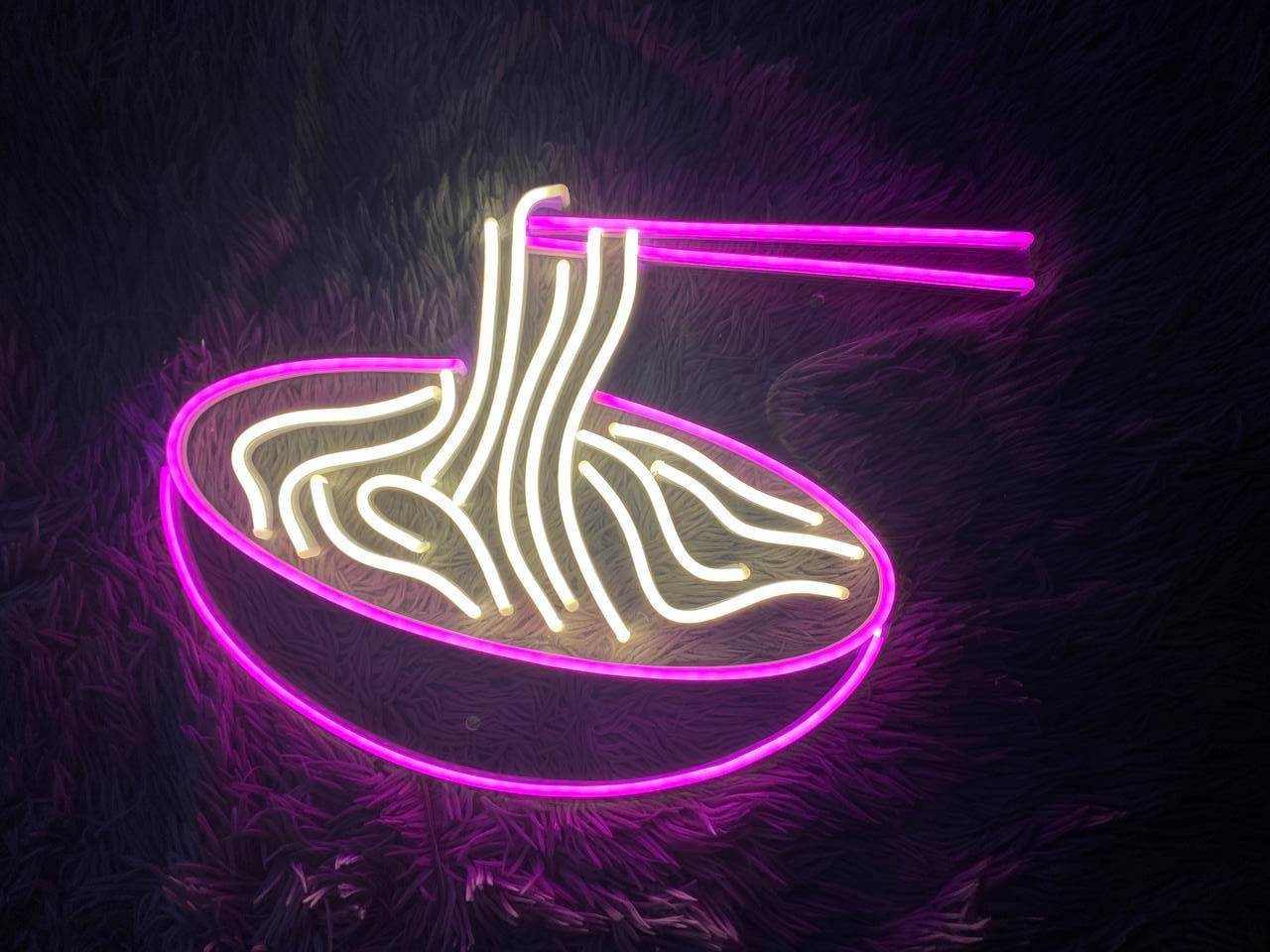 Ramen Neon Sign Wall Decor