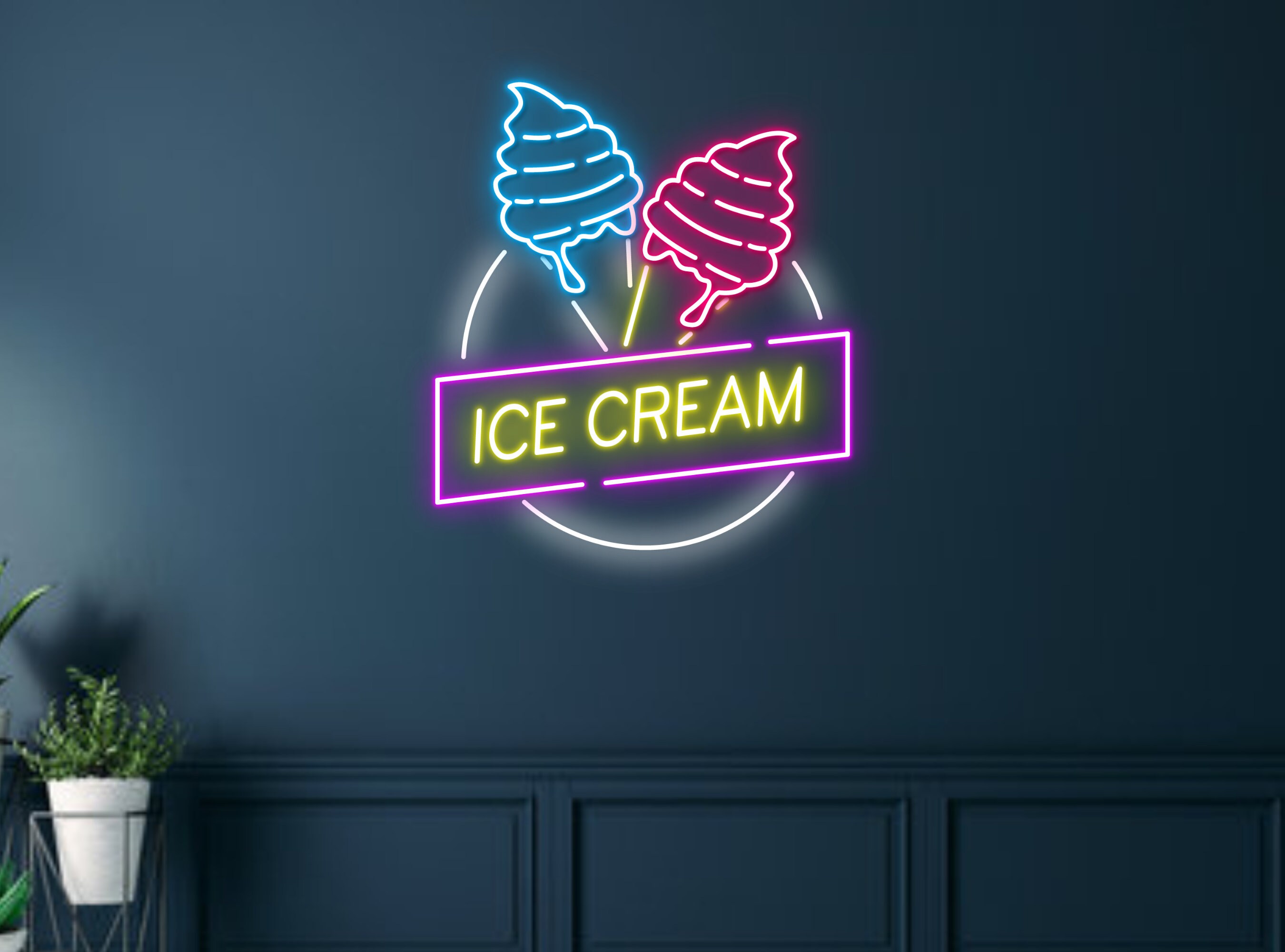 Ice Cream Neon Signs