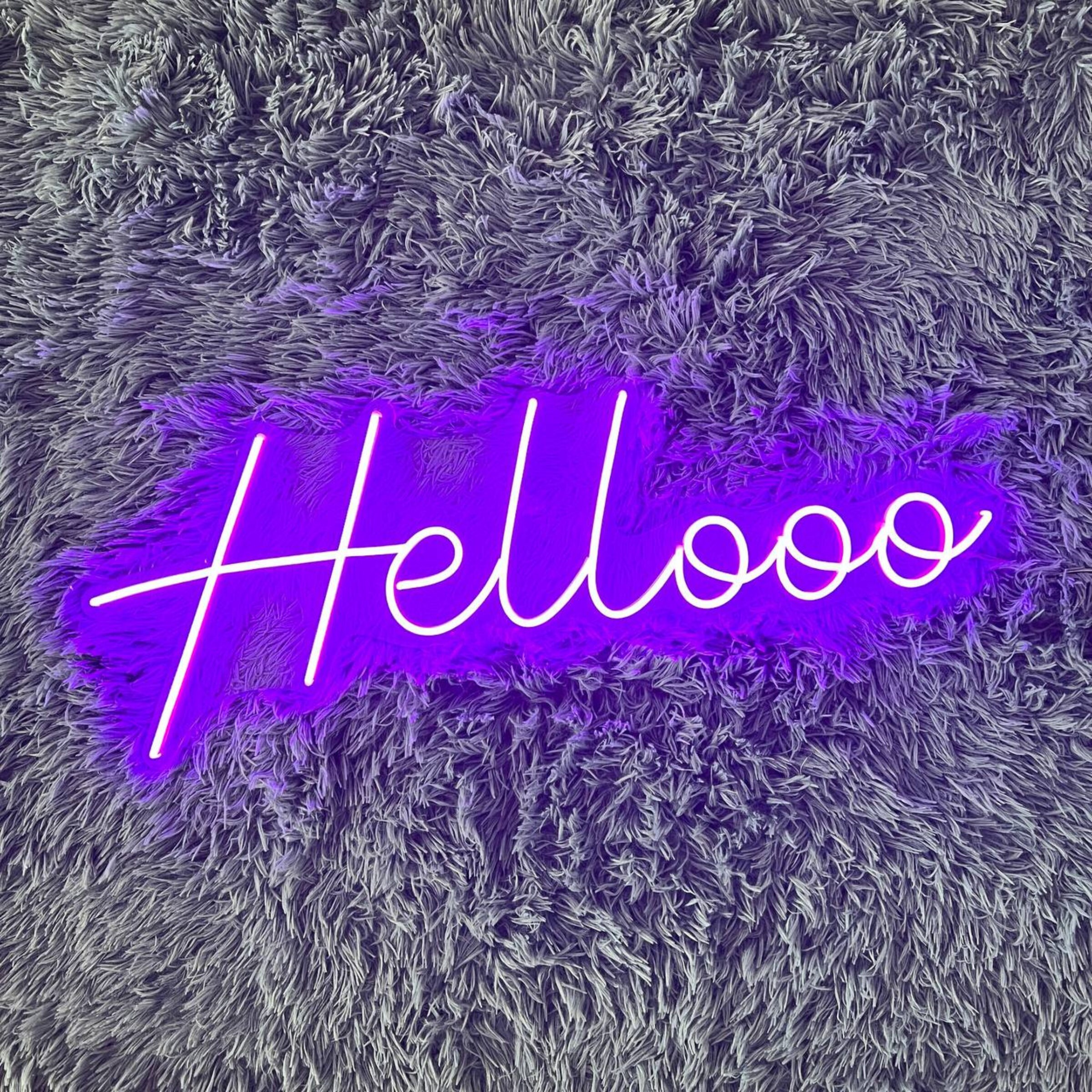 Hello Welcome Open Neon Signs Letters Decor