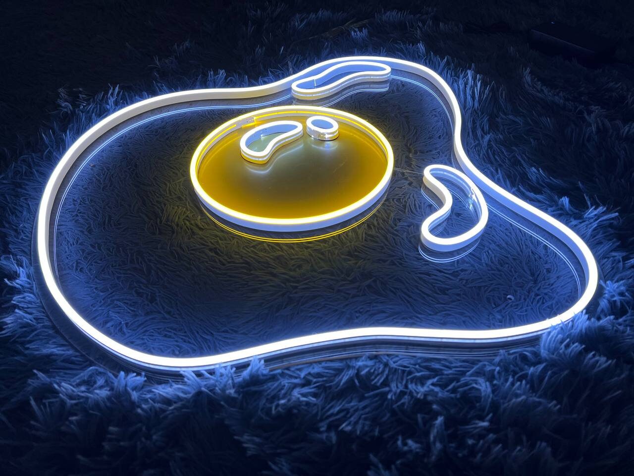 Fried Egg Neon Sign Restaurant Wall Decor