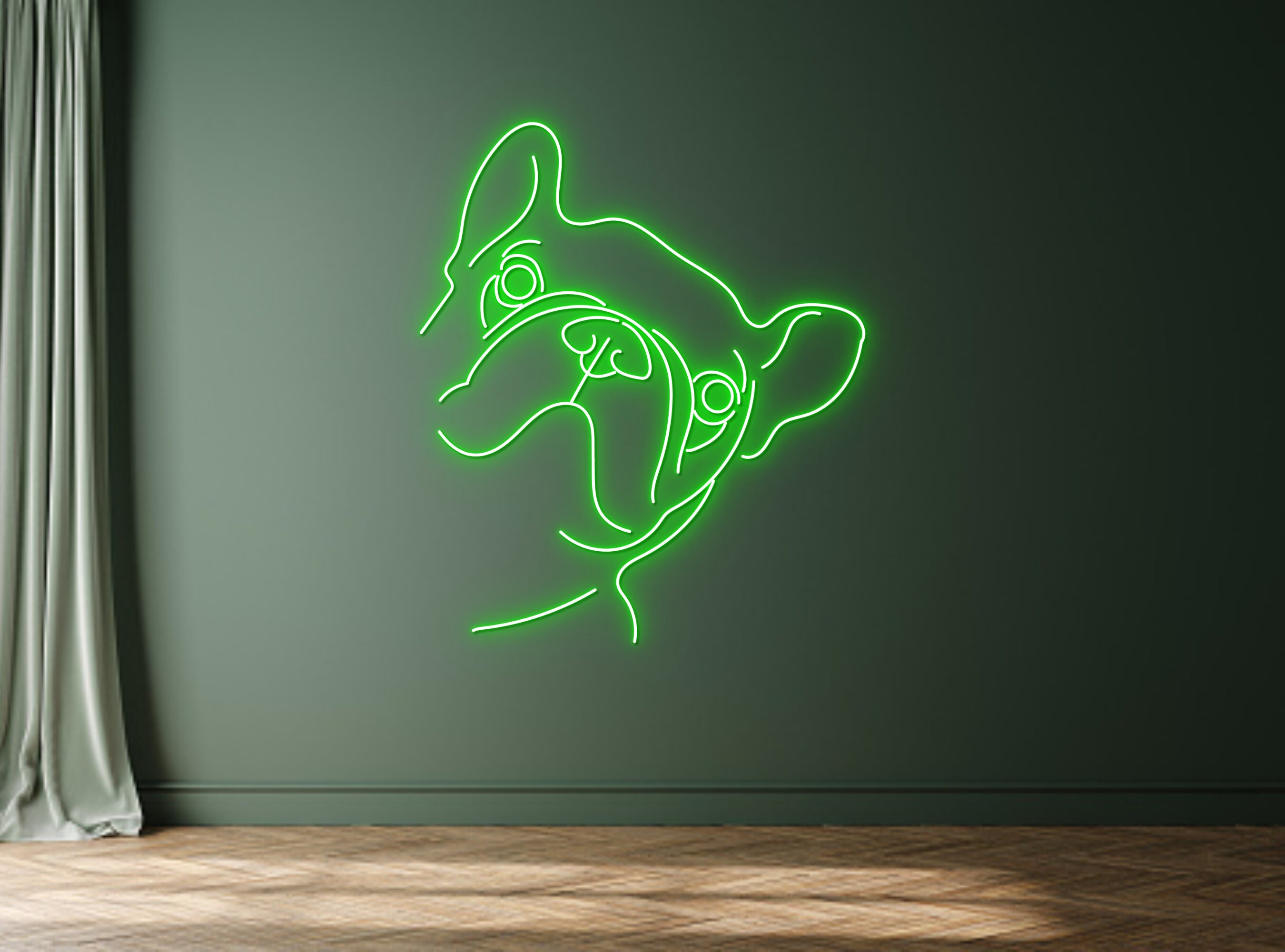 Pug French Bulldog Neon Sign Decoration Gift