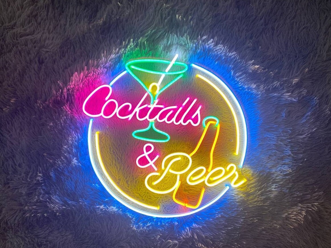 Cocktails and Beer Neon Signs
