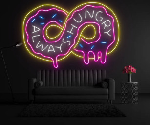 Donut Shop Neon Signboard Bakery Shop Decor