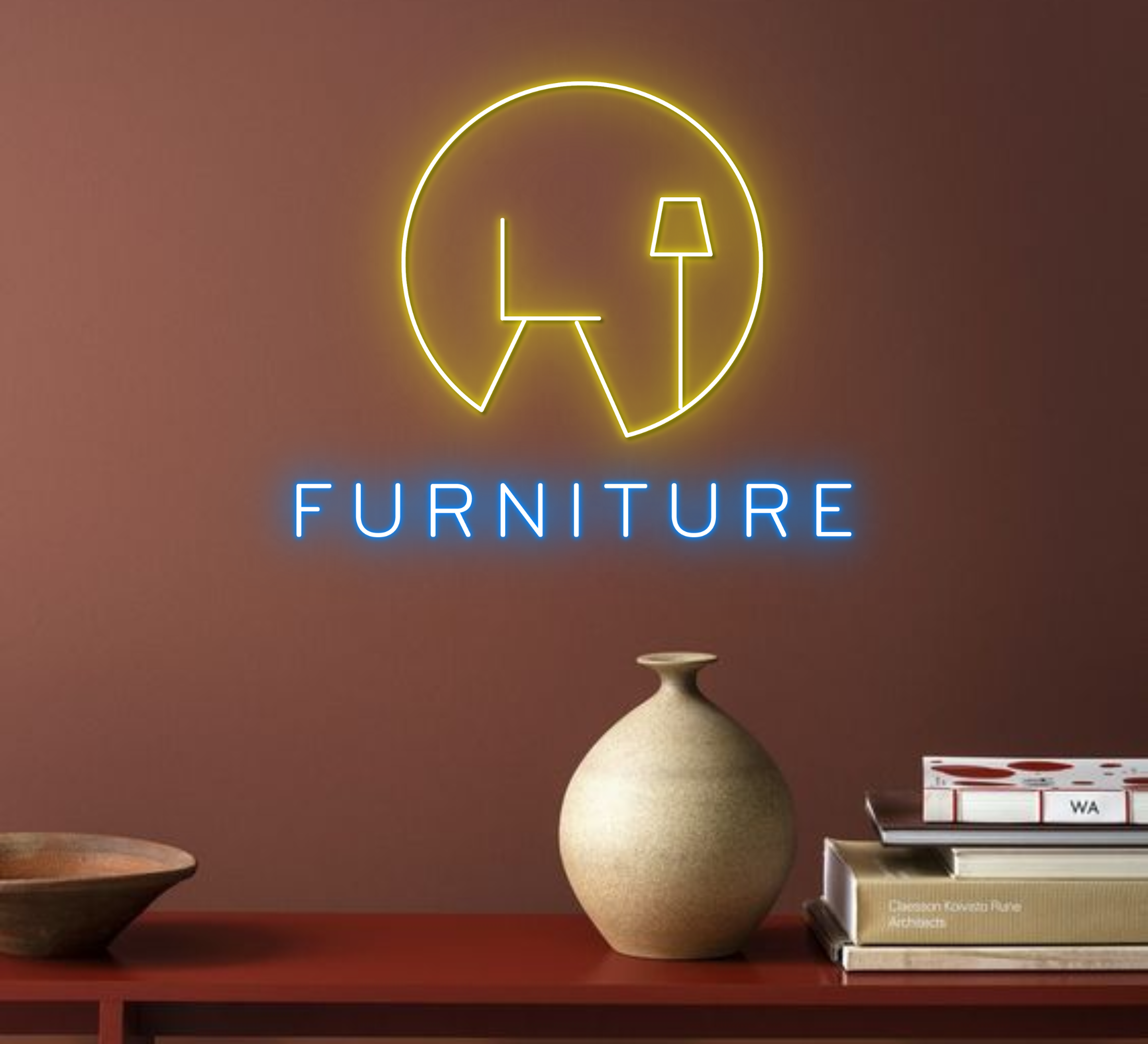 Custom Furniture Brand Neon Sign Home Store Wall Decor