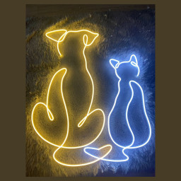 Dog and Cat Neon Signs Decor sign
