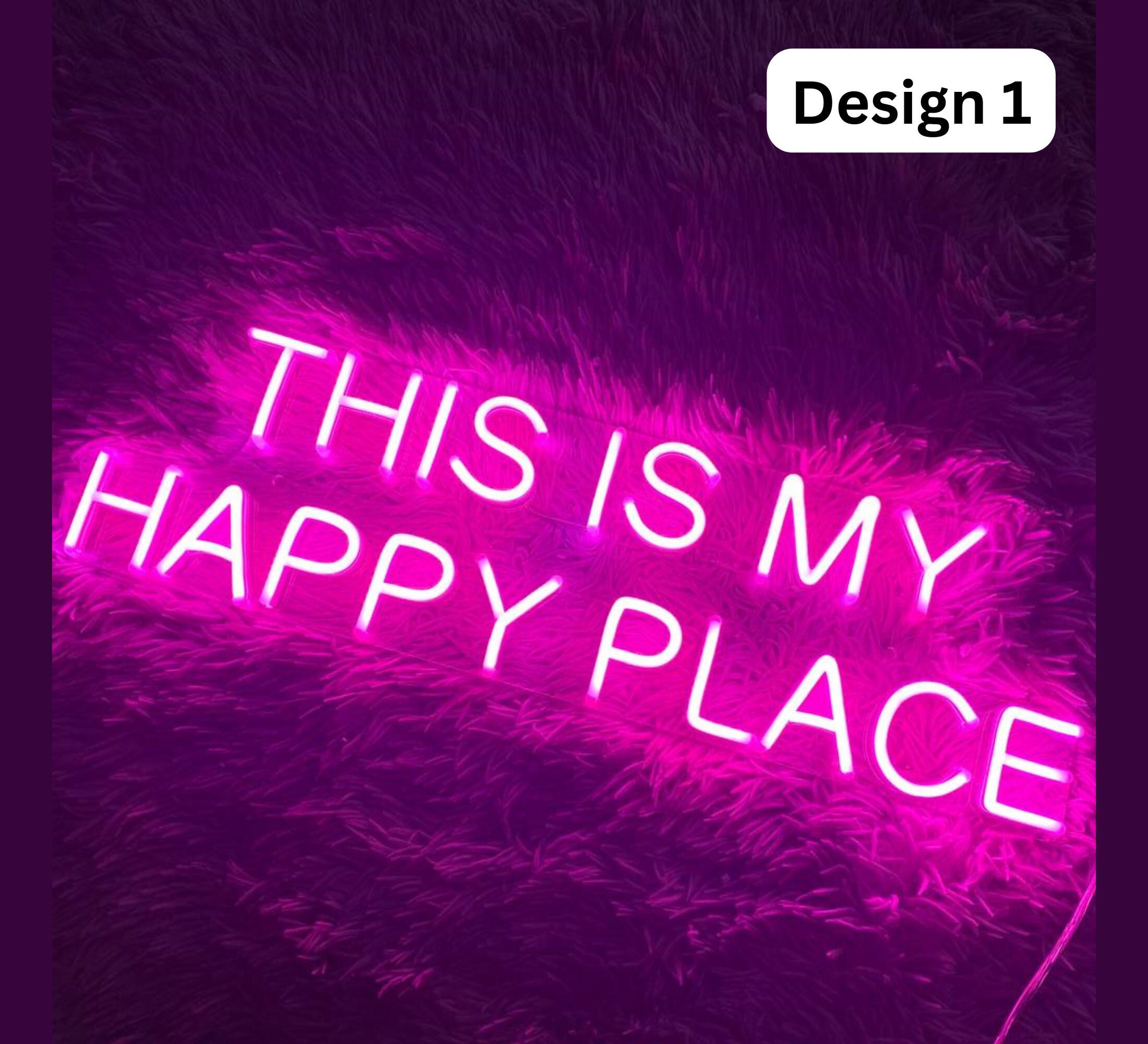 This Is My Happy Place Neon Signs