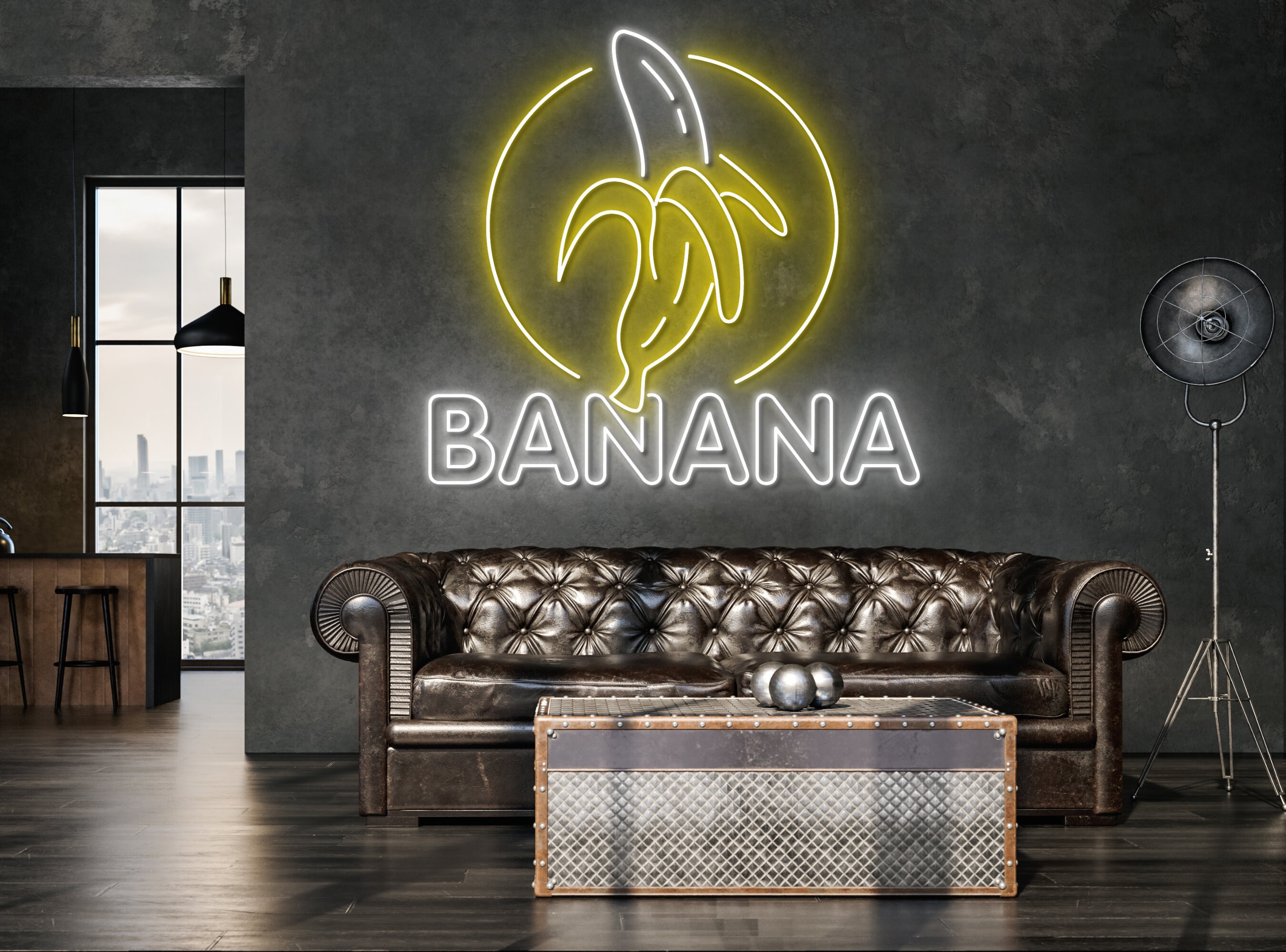 Banana Neon Sign Birthday Gifts