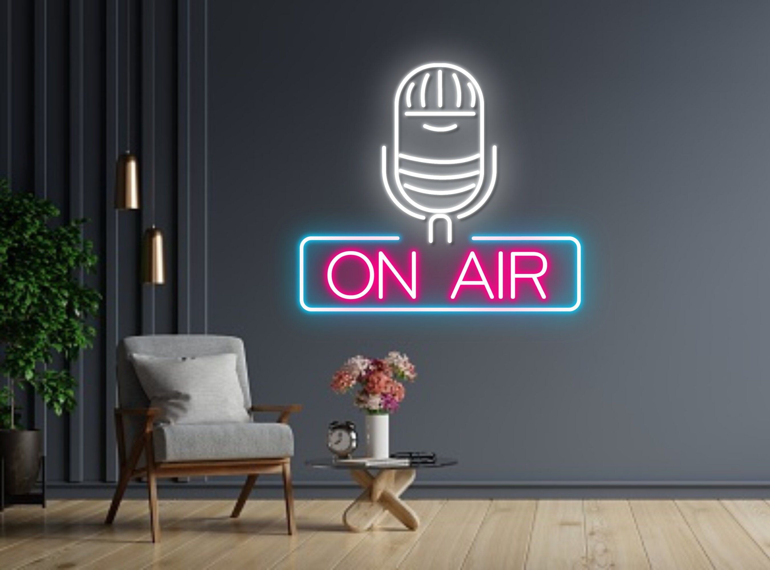 On Air Livestream Neon Sign Streamer Sign