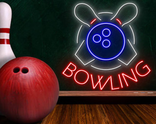 Bowling Ball Neon Sign Bowling Wall Decor