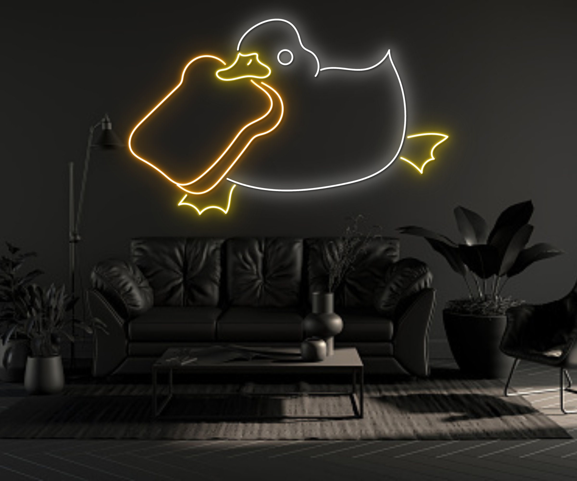 Duck Eat Sandwich Neon Sign