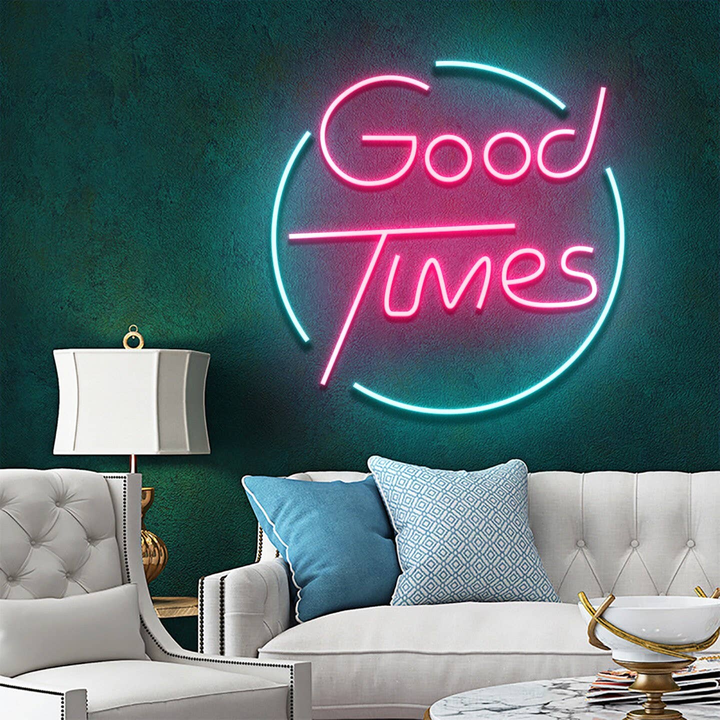 Good Times Neon Sign Home Wall Decor