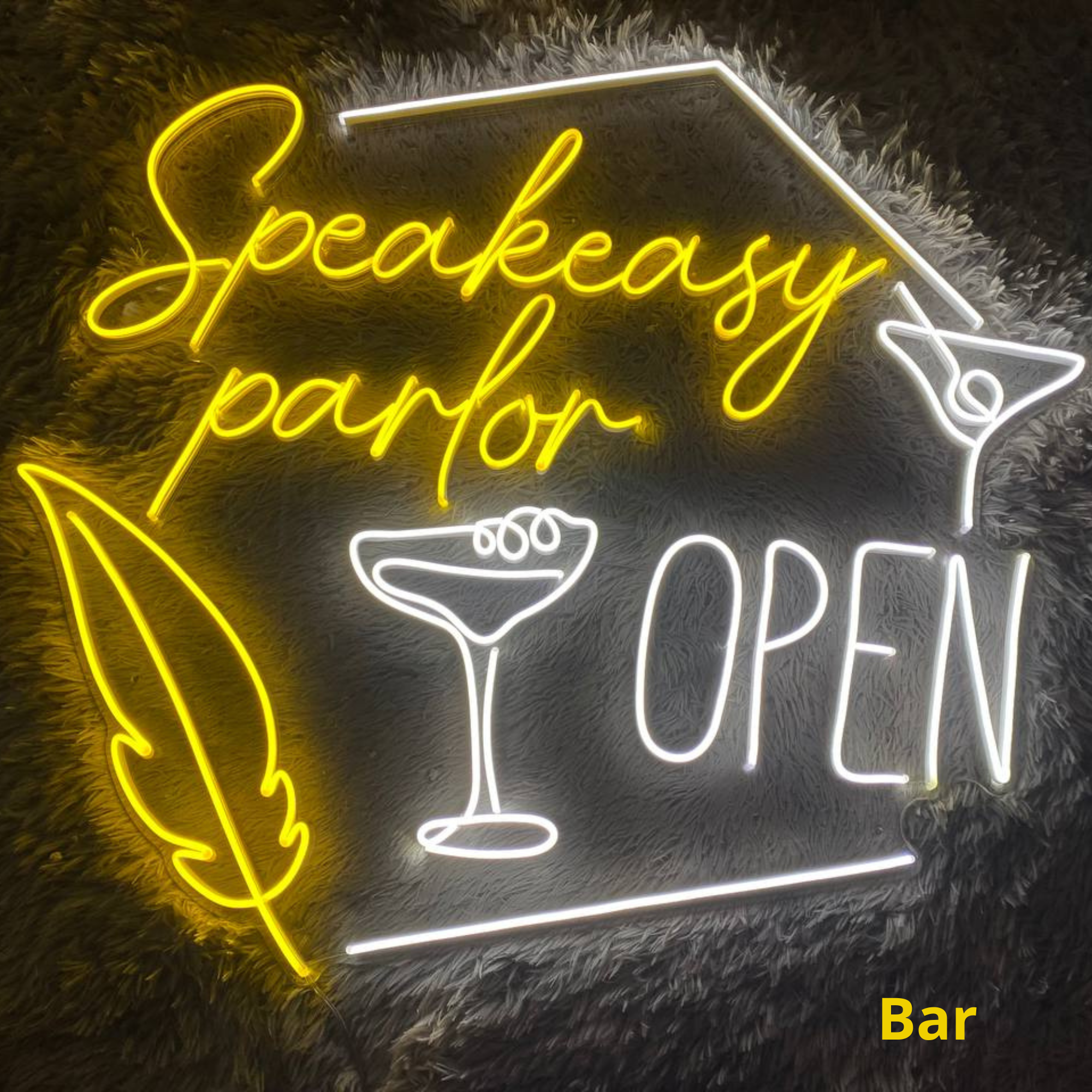 Custom Heart Logo Neon Sign Shop Wall Decor Signboard