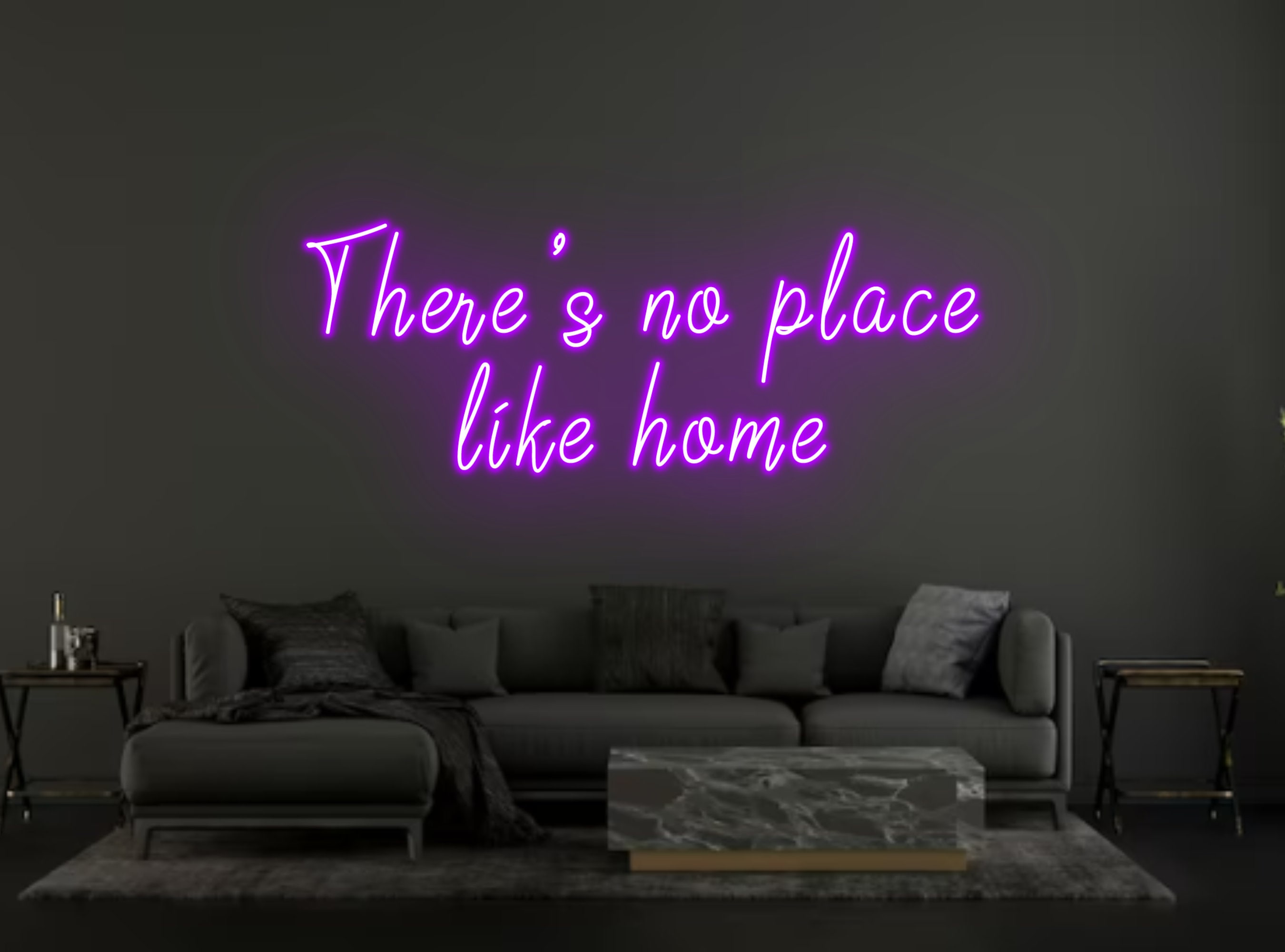 There Is No Place Like Home Neon Sign