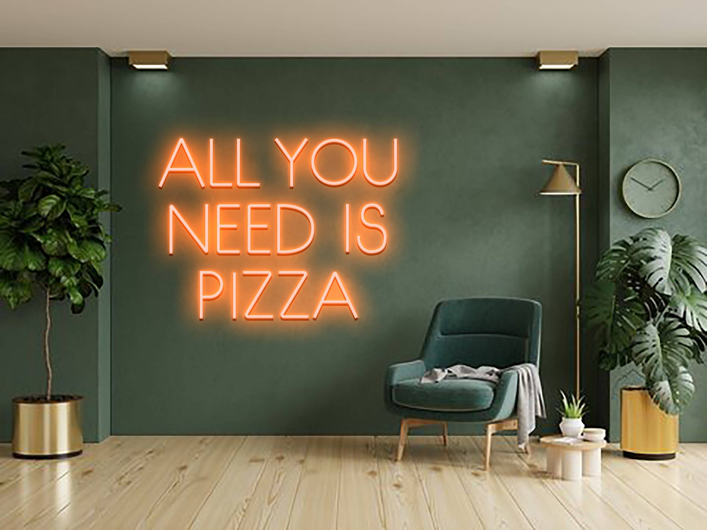Pizza Quote Neon Sign Pizza Restaurant Decor