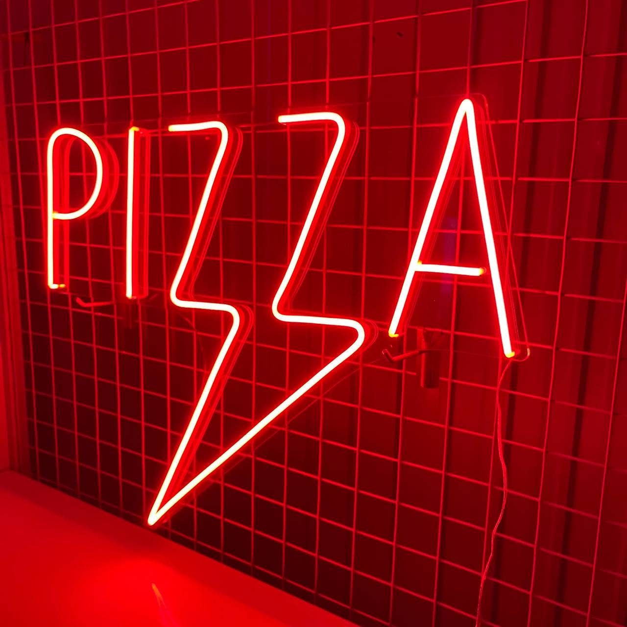 Pizza Neon Sign Pizza Restaurant Wall Decor
