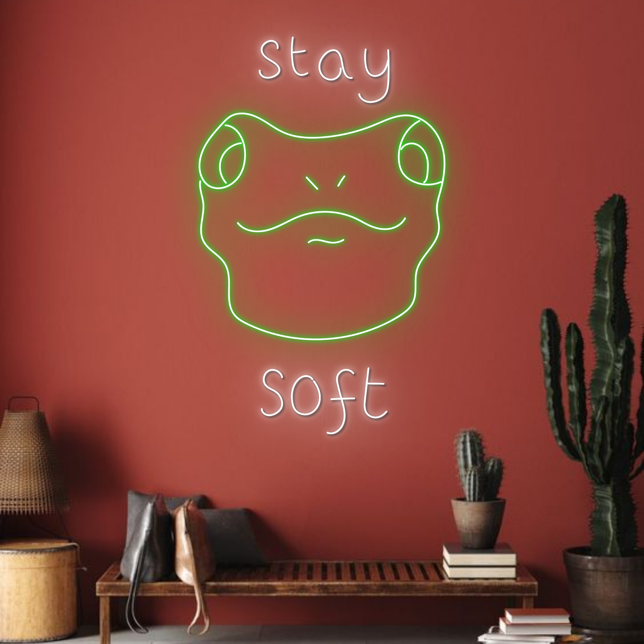 Frog Stay Soft Neon Sign Animal Long-lasting Lights Decor
