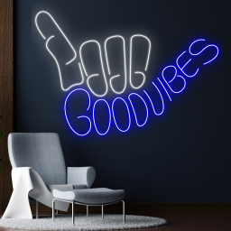 Goodvibes Neon Sign Party Wall Decor Long-lasting